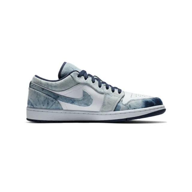 【NIKE 耐吉】Air Jordan 1 Low Washed Denim 水洗牛仔 CZ8455-100(喬丹 AJ1 單寧 休閒鞋 男鞋)