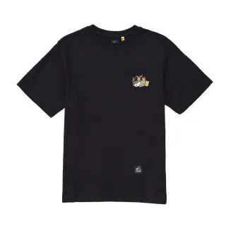【5th STREET】男裝動物圖案短袖T恤-黑色