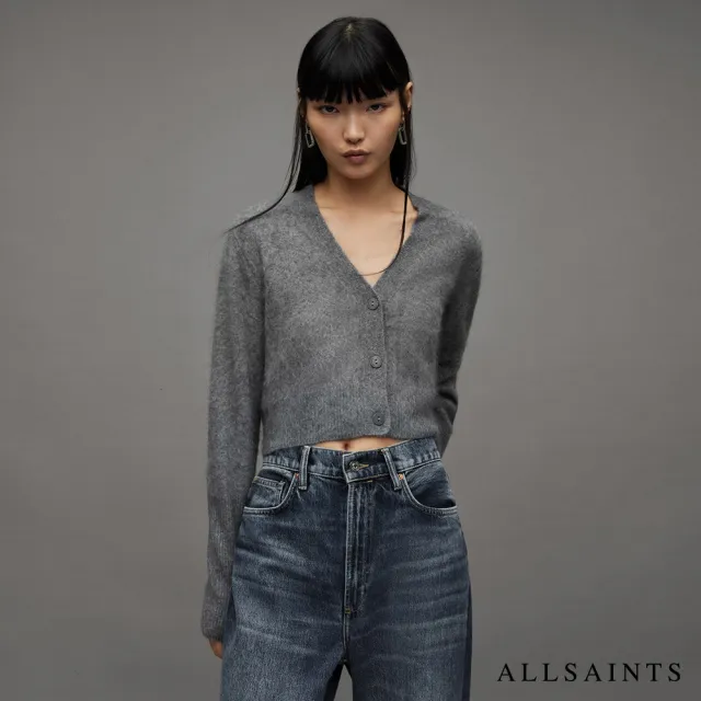 【ALLSAINTS】WICK 喀什米爾羊毛針織外套 WK100X(修身版型)