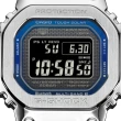 【CASIO 卡西歐】G-SHOCK 電波 藍牙 太陽能電力 耀眼湛藍 全金屬 經典系列 GMW-B5000D-2_43.2mm