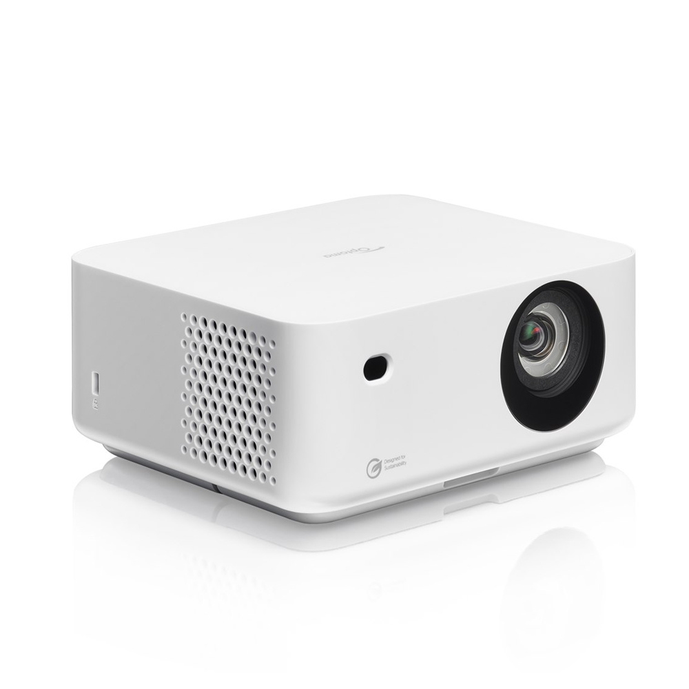 Optoma 奧圖碼 OMA-R 雷射投影機採用先進雷射光源，提供 Full HD 1080p (1920x1080) 高解析度影像，完美適閤家用娛樂。支援 Type-C、HDMI 連線，輕鬆整合手機平板鏡射功能，內建 Airplay、WiFi 傳輸，讓您無線投屏更便捷。具備自動對焦、自動梯形校正及側投設計，安裝簡單。保固期 1 年，詳見奧圖碼官網保固條款。