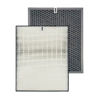 【RENZA】濾網 適用夏普 Sharp FU-D50T-W FU-D50T-R(HEPA濾網+活性碳濾網 濾芯)
