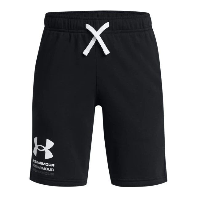 UNDER ARMOUR UA 男童 Rival Terry 運動短褲_1383135-001(黑)