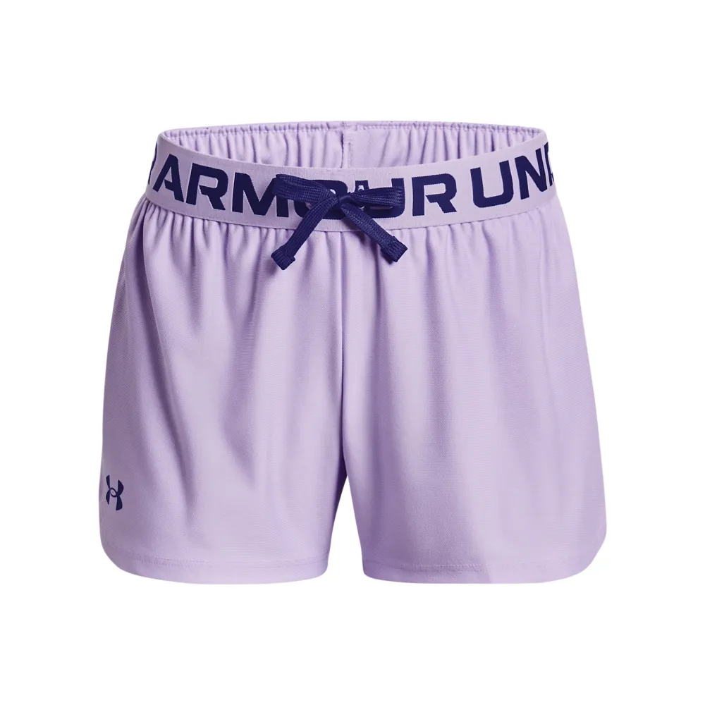 【UNDER ARMOUR】UA 女童 Play Up 運動短褲_1363372-515(粉紫)