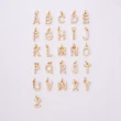 【Olivia Yao Jewellery】石榴色鋯鑽字母項鍊(生日石系列)