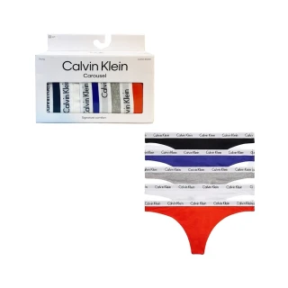 【Calvin Klein 凱文克萊】CK 五入組 內褲 三角褲 丁字褲 三角內褲 網美內褲 女生內褲 美國(網美內褲)