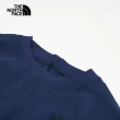 【The North Face 官方旗艦】北面UE女款藍色吸濕排汗防潑水防曬短袖上衣｜88688K2