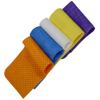 PVA仿麂皮瞬間涼感領巾4入組合包-顏色隨機出貨(99x14cm-1入+方巾3入)