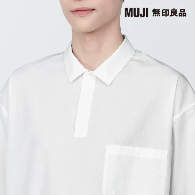 【MUJI 無印良品】男棉混涼感短袖布帛POLO衫(共6色)