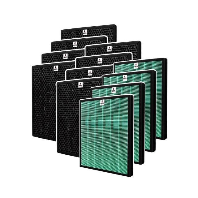 【蟎著媽】濾網4套優惠組(適用 Coway 格威 綠淨力 噴射循環 AP-1516D 空氣清淨機)