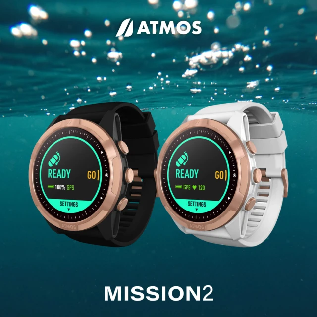 ATMOS MISSION 2 潛水電腦錶(潛水 自由潛水 跑步、游泳)