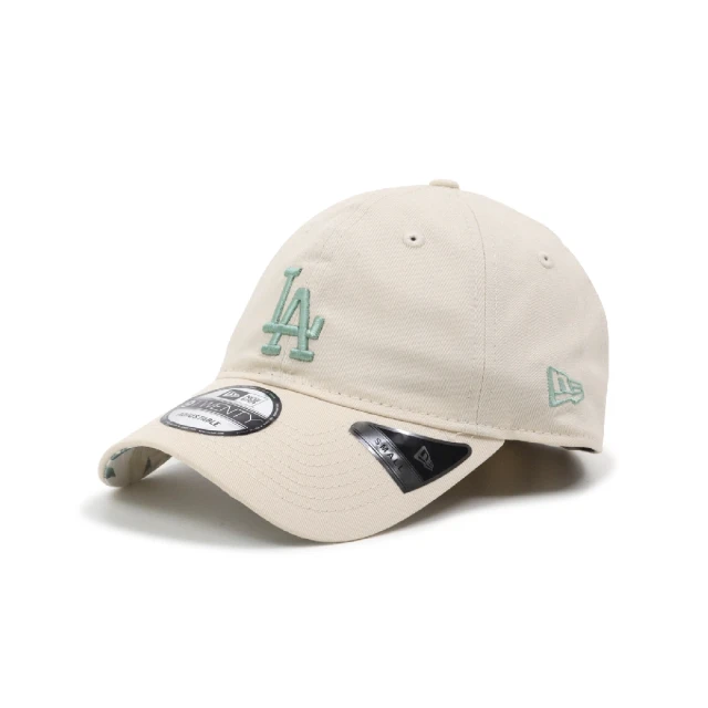 NEW ERA 棒球帽 Soft Nature-Plants MLB 象牙白 綠 920S 洛杉磯道奇 LAD 老帽(NE14148162)