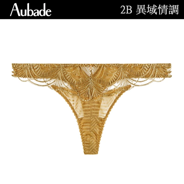 Aubade 異域情調蕾絲丁褲 性感小褲 法國進口 女內褲(2B-青銅金)