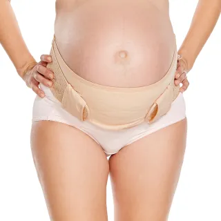 【mamaway 媽媽餵】NEW 孕期蕾絲護膚機能托腹帶