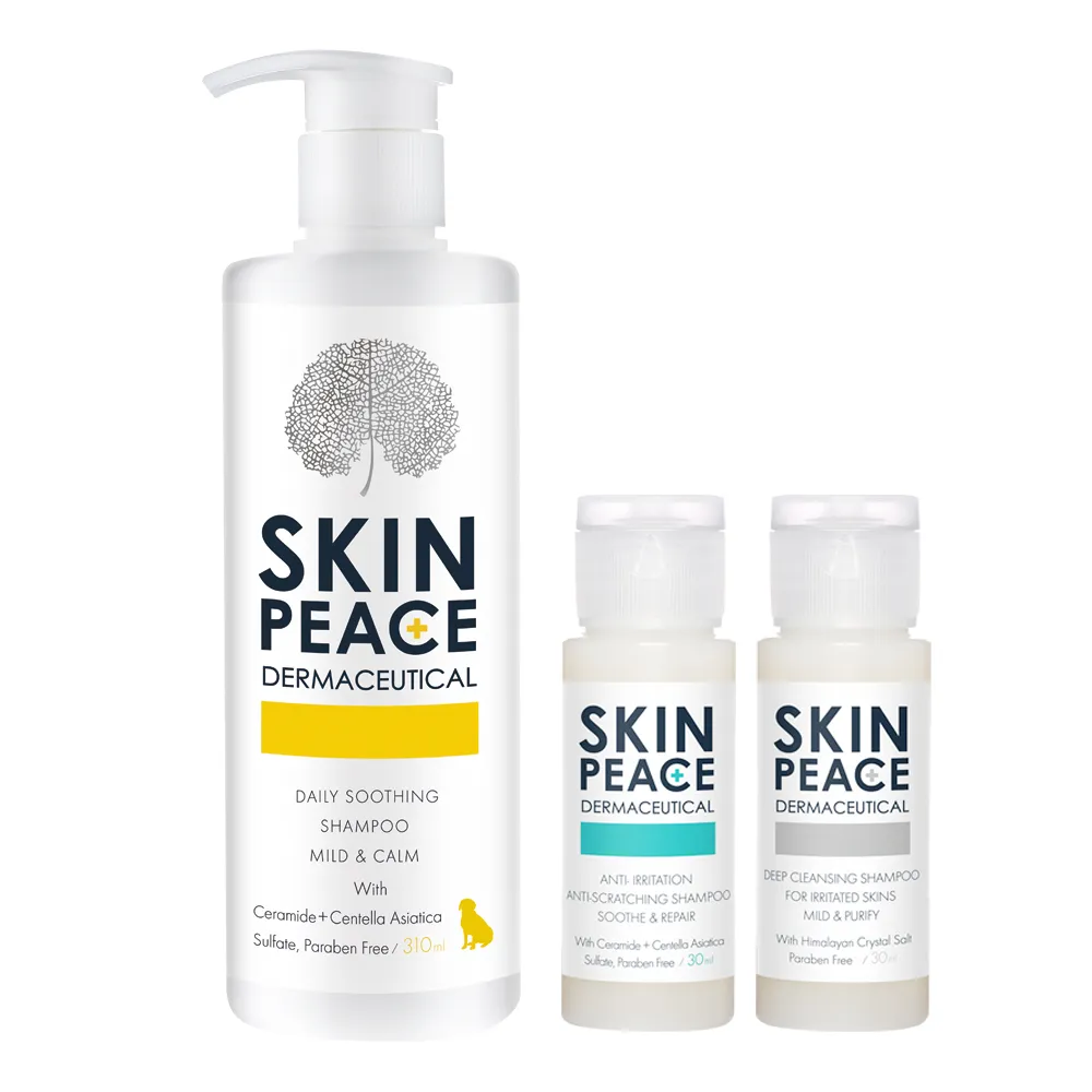 【SKIN PEACE 肌本和平】N0.18日常舒緩寵物醫美保養沐浴乳310ml+30mlx1(洗毛精/寵物洗毛精/狗洗毛精)