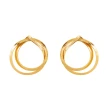 【Olivia Yao Jewellery】歐美個性款  自由百變 金色長版蛇鍊耳環(Lexa Collectionn)