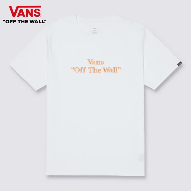 【VANS 官方旗艦】SLOGAN 男女款白色短袖T恤