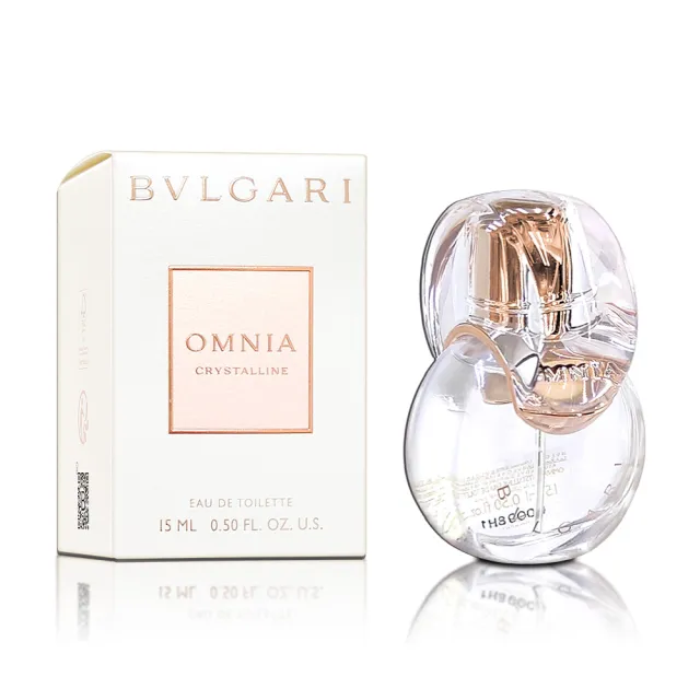 【BVLGARI 寶格麗】晶澈女性淡香水 15ml 噴式(專櫃公司貨)