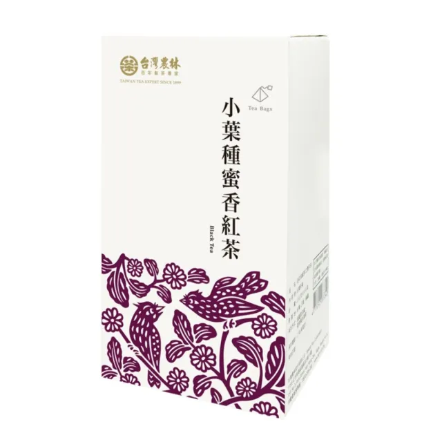 【台灣農林】台茶風華 小葉種蜜香紅茶(天然製材茶包2.5gx20入/盒)