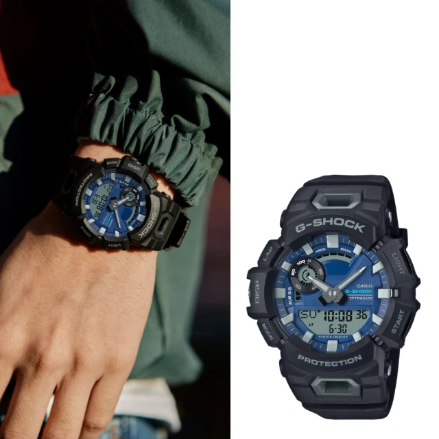 CASIO 卡西歐 G-SHOCK藍芽運動功能雙顯錶(GBA-900CB-1A)