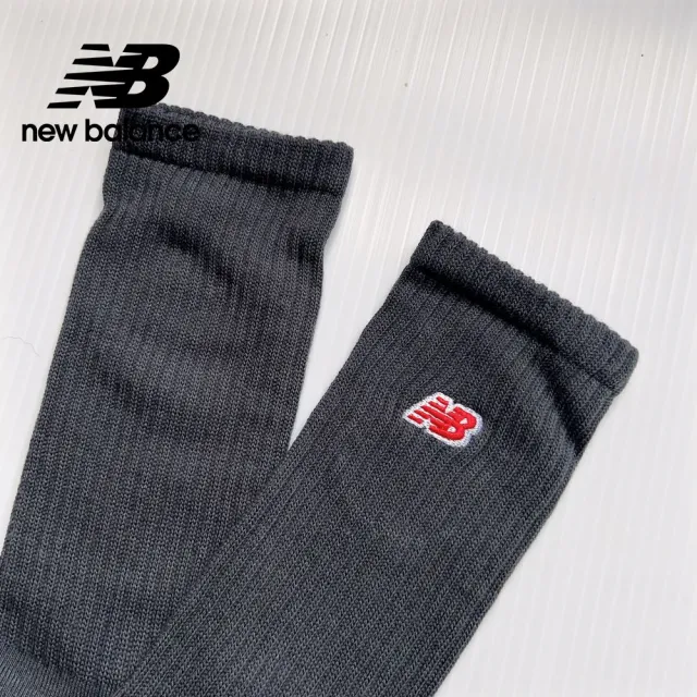 【NEW BALANCE】NB 刺繡LOGO舒適棉襪_LAS33761GT_中性_黑色