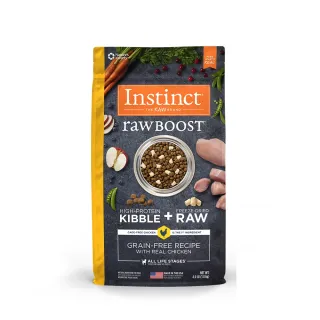 【Instinct原點】雞肉凍乾全犬配方4lb(WDJ 添加純肉塊 狗飼料 無穀飼料 肉含量74%)