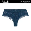 【Aubade】異域情調蕾絲平口褲 性感小褲 法國進口 女內褲(2B-文青藍)