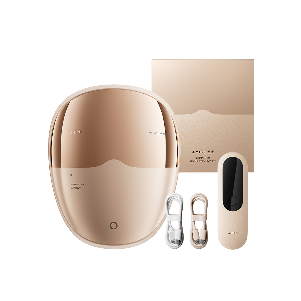 【AMIRO】L2 PRO 彩虹時光面罩(面膜儀/美容面罩/新年禮物/淡化痘印   情人節)