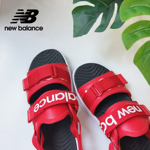 【NEW BALANCE】NB 涼拖鞋_中性_紅色_SUA750B3-D