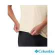【Columbia 哥倫比亞 官方旗艦】女款-Zero Rules™涼感快排短袖上衣-柔黃色(UAR69140SY/IS)