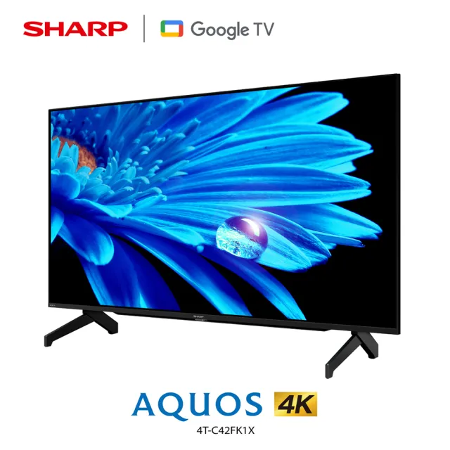 【SHARP 夏普】42型 AQUOS LED 4K Google TV聯網顯示器(4T-C42FK1X)