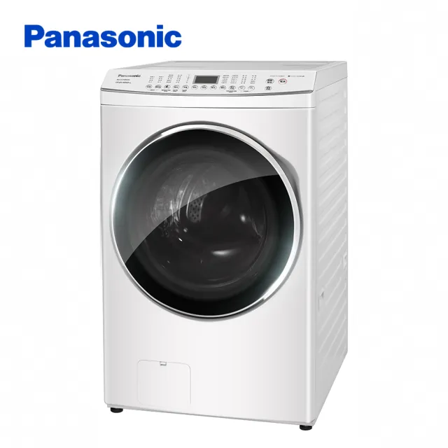 【Panasonic 國際牌】17公斤IOT智慧聯網洗脫烘滾筒洗衣機-晶鑽白(NA-V170MDH-W)