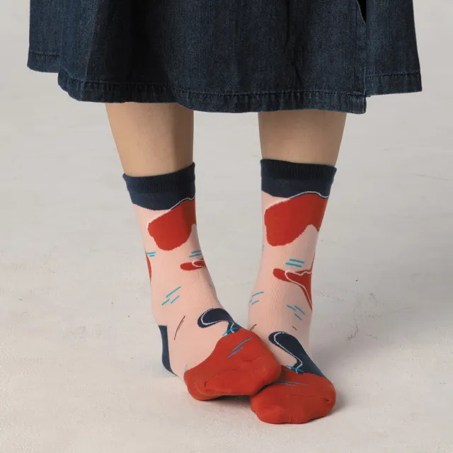 【蒂巴蕾】6雙組-守護系列棉襪 設計襪 多款選