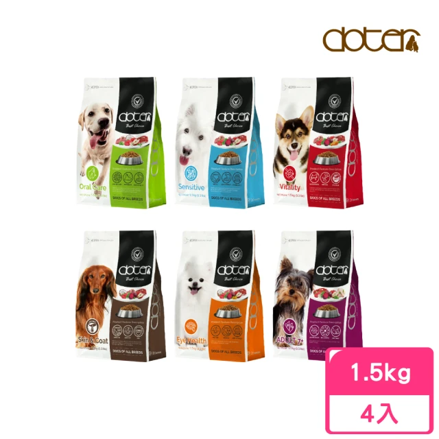 doter 寵愛物語doter 寵愛物語 犬飼料1.5kgx4包(狗飼料/犬飼料/犬糧)