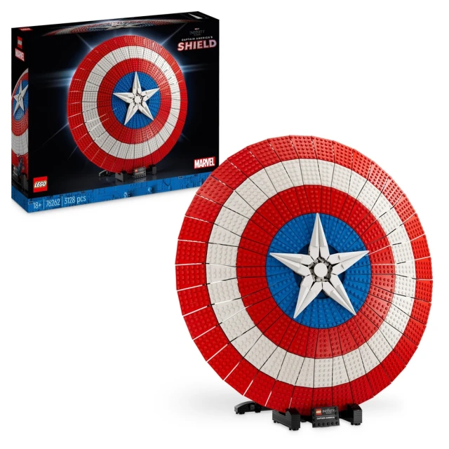 LEGO 樂高LEGO 樂高 Marvel超級英雄系列 76262 美國隊長的盾牌(Captain America’s Shield 直徑47公分)S