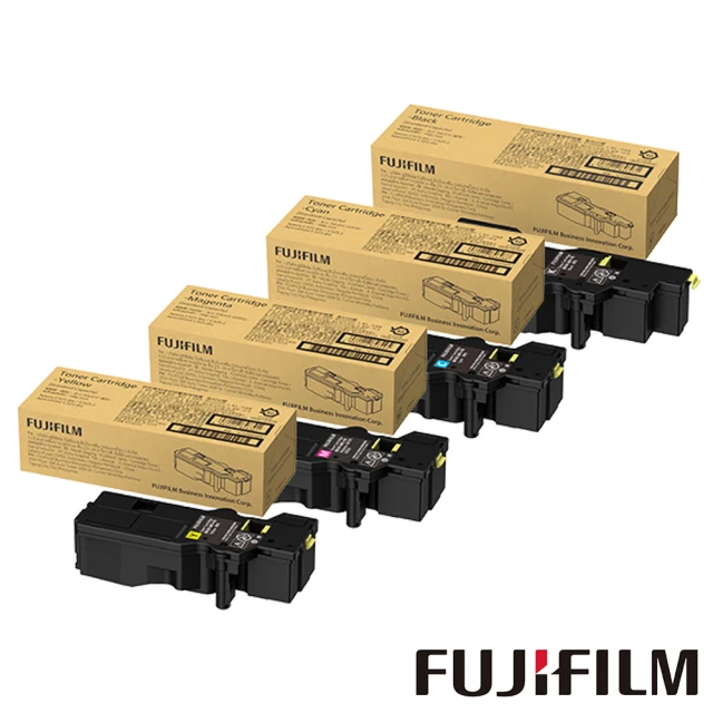 FUJIFILM 富士軟片 四色組+回收盒★CT203502