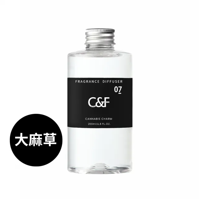 【C&F香研所】花園系精油擴香組200ml+補充罐200ml