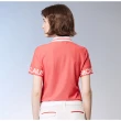 【Jack Nicklaus 金熊】GOLF女款吸濕排汗彈性POLO衫/高爾夫球衫(紅色)