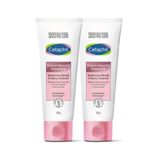 【Cetaphil 舒特膚】官方直營 BHR淨白無瑕潔面乳 100g*2入(洗面乳/淡斑美白/緊緻抗老/保濕/暗沉蠟黃)