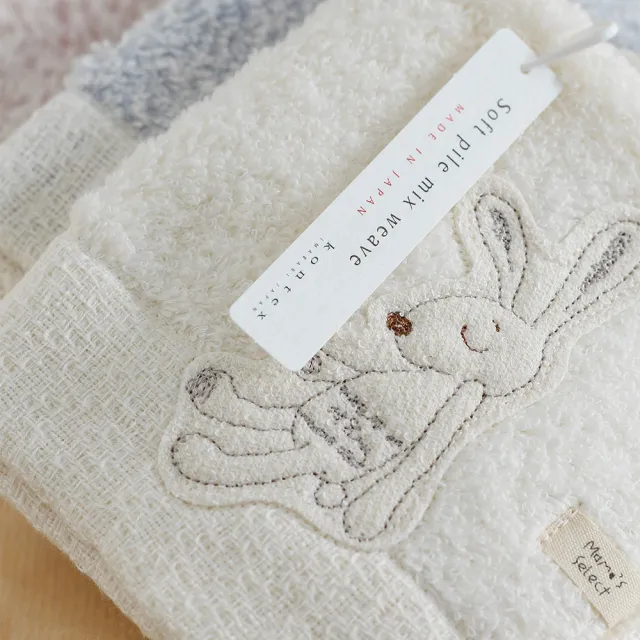 【KONTEX】日本今治無撚兔子方巾-3件組(100% 日本製)