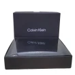 【Calvin Klein 凱文克萊】Calvin Klein 燙銀LOGO 男生短夾(贈原廠紙袋紙盒母親節)