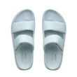 【ecco】COZMO PF W 科摩柔軟皮革厚底涼拖鞋 女鞋(天空藍 20666301696)