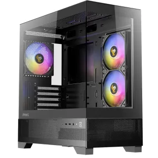 【Antec】CX500M RGB M-ATX海景房電腦機殼(黑色/支援360水冷排)