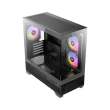 【Antec】CX500M RGB M-ATX海景房電腦機殼(黑色/支援360水冷排)