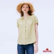 【BRAPPERS】女款 小V領連袖襯衫(淺綠)