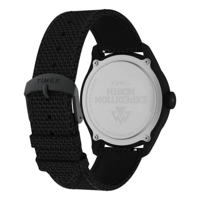 【TIMEX】天美時 遠征系列  42毫米環保再生 輕量戶外手錶 白x黑 TXTW2W34700