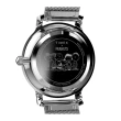 【TIMEX】Timex x Peanuts  31毫米素描風格 不鏽鋼米蘭帶手錶 銀 TXTW2W46000