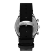 【TIMEX】QTimex  40毫米三眼計時皮革腕錶 白x黑 TXTW2W53400