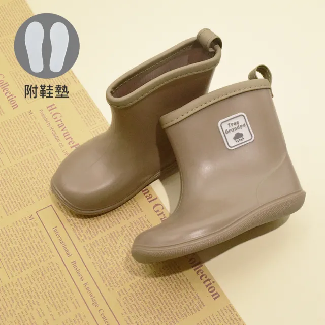 【OSOMESHOES 奧森】兒童雨鞋 馬卡龍色 中筒 日系雨鞋 防水雨鞋 輕量 防滑 雨靴 男童鞋 女童鞋(M7399 奧森)