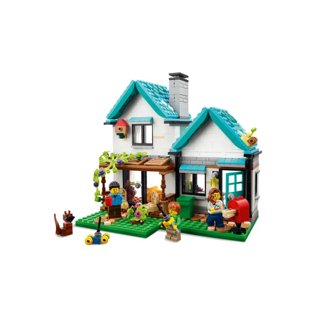 【LEGO 樂高】創意百變系列3合1 31139 溫馨小屋(模型屋 玩具積木 禮物 居家擺設)